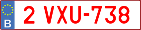 Truck License Plate